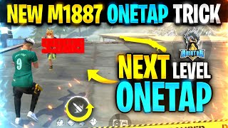 New M1887 One Tap Headshot Trick 😈 | Raistar Secret One Tap Headshot Trick | Auto Headshot Free Fire