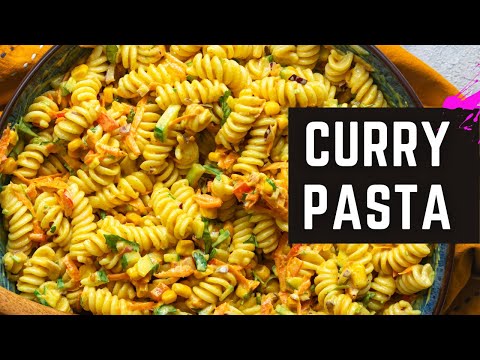 Curry Pasta Salad (The Most Un-Indian Pasta Salad 🥗)