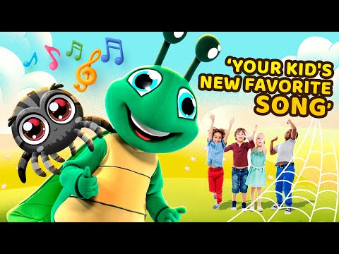 Gri the Cricket & Itsy Bitsy Spider | CATCHY Music for Kids 🕷🦗