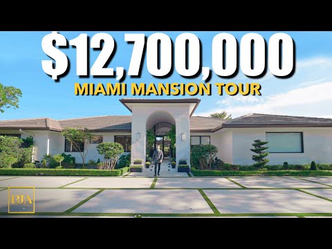 Inside a $12,700,000 Modern Mediterranean Mansion in Florida | Luxury Home Tour | Peter J Ancona