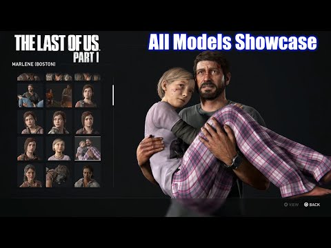 TLOU Remake All Models Unlocked Showcase - The Last of Us Part 1