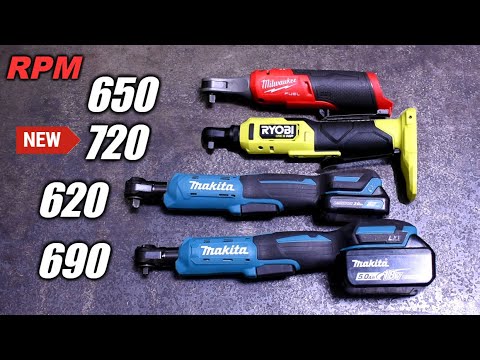 Best High Speed Ratchet? One Dies: Ryobi v Milwaukee v Makita