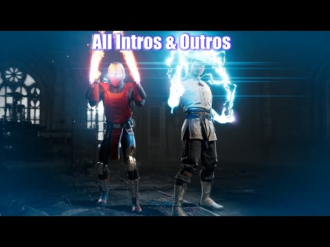 MK1 All Characters Intros & Victory Poses - Mortal Kombat 1