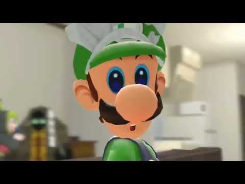 Luigi helps Meggy clean scene (SMG4 Clip) (Credit to SMG4)