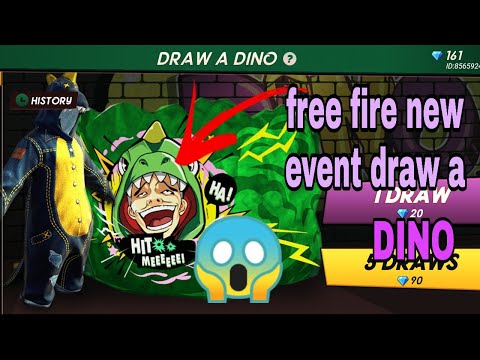 FREE FIRE NEW EVENT// DRAW A DINO EVENT FREE FIRE// 3VOLUTION EVENT || GARENA-FREE FIRE