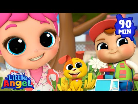 The Doctor is Here to Help! Let's Feel Better + More Little Angel 👩‍⚕️🩺|  Nursery Rhymes for Kids