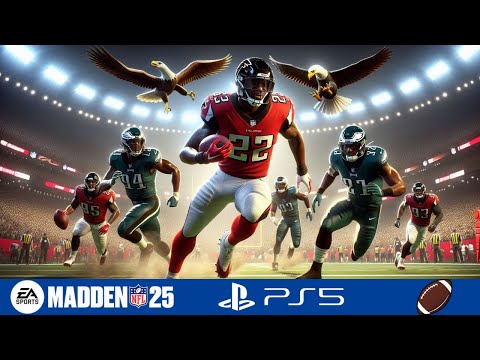 Eagles vs Falcons Madden 25 - PS5 4K Gameplay Showdown 🎮🔥