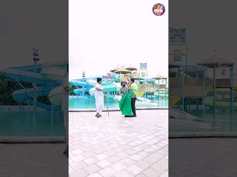 A Haalo🤣Water Park Ma Garba😂 Daya A Japat Mari #gujjudaya #tmkoc #garba