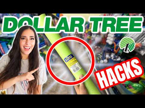 The hottest *NEW* DIY trend using Dollar Tree Pool Noodles! (GENIUS)