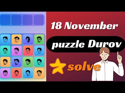 18 November Major puzzle durov Solved Today | Major Daily combo card 18 November