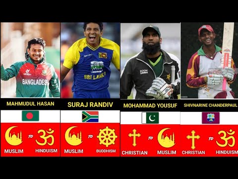 Cricketers Who Changed Their Religion comparison 2023