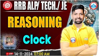 RRB ALP, Technician Reasoning | RRB JE Reasoning | Clock Reasoning Class | by Sandeep Sir