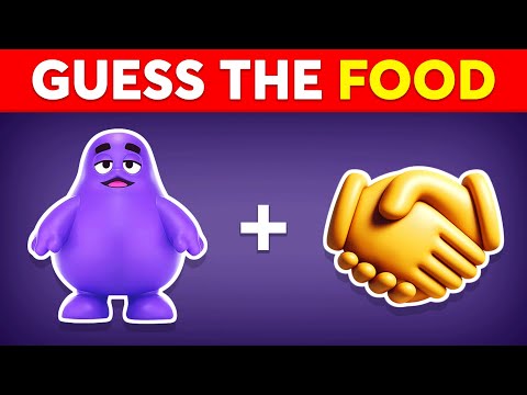 Guess The Food and Drink by Emoji 🍔🥤🍕 Emoji Quiz | Monkey Quiz