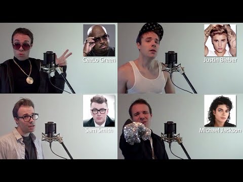 ONE GUY, 22 VOICES (Sam Smith, Michael Jackson, Bruno Mars, Famous Singer Impressions)