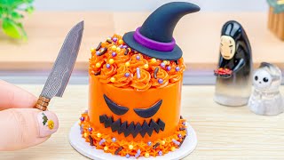 Miniature Chocolate Cake Decorating For Halloween | Mini Cakes Making By Yummy Bakery