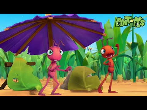 The Ants Go To The BEACH? | Antiks 🐜 | Action Cartoons For Kids