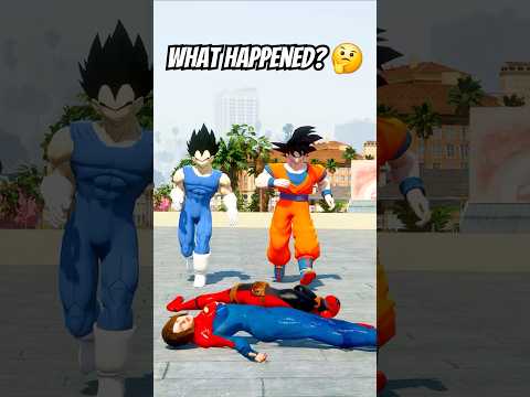 GOKU AND VEGETA REVENGE SUPER BUU 😱| #shorts #gta5