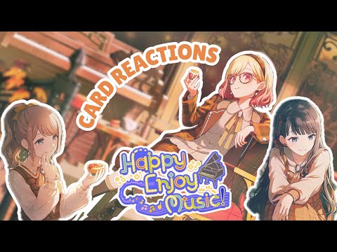 Reacting to Happy Enjoy Music! Cards | Saki6