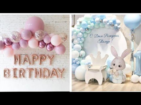 🕯️ LATEST BIRTHDAY DECORATION IDEAS"1 YEAR BABY BIRTHDAY BANNER 🥳🎂