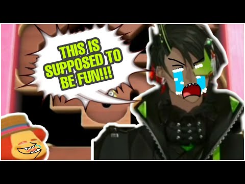 【Holostars】Apparently Demon Cries Like A Sad Puppy (Oga's Agonny Playing Kirby Minigame)