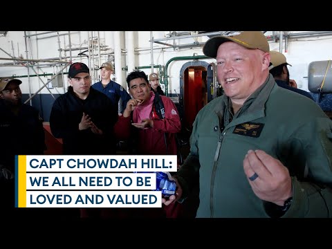 USS Eisenhower commander Captain Chowdah Hill's secrets to inspiring leadership