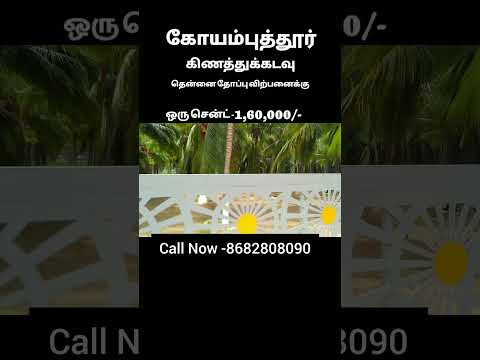 Coconut farm land sale for Coimbatore #lowbudget #farmland #investmentproperty #treding 8682808090