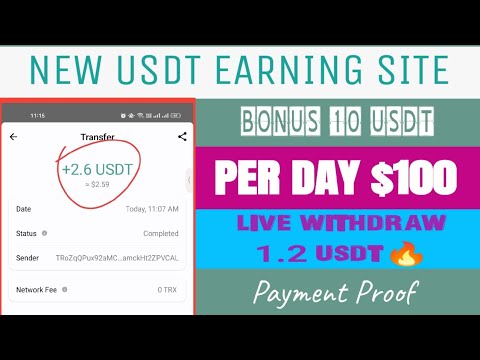 Best USDT Earning Website Today | Make Money Online 2023 | Work From Home Jobs 2023