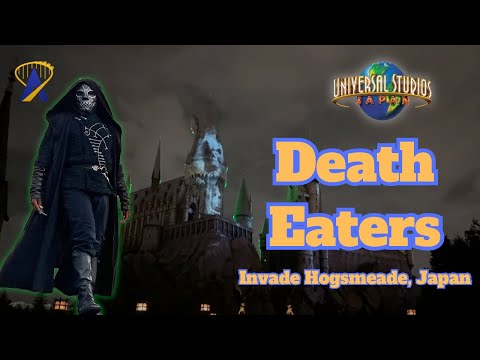 Death Eaters invade Hogsmeade at Universal Studios Japan