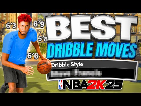 BEST DRIBBLE MOVES FOR ALL BUILDS ON NBA2K25! FASTEST & MOST EFFECTIVE DRIBBLE MOVES IN NBA2K25!