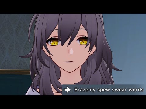 Stelle's "Cosmic Profanity".. Honkai: Star Rail