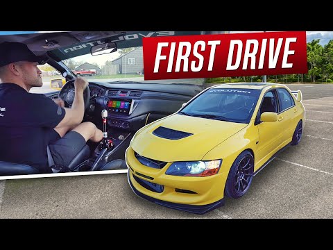 FIRST DRIVE IN MY EVO 8 WITH ITS NEW MOTOR!