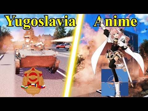 ANIME vs YUGOSLAVIA Warno 4v4