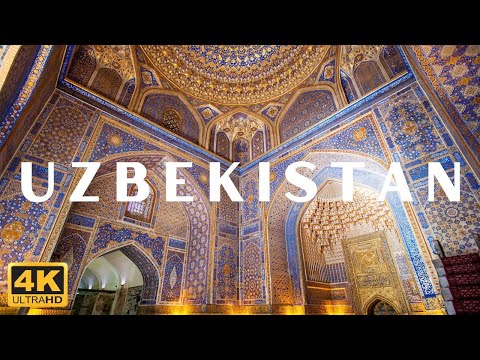 Travel The Scenic View Of Outstanding Uzbekistan [ 4k ] UHD HDR 60fps With Calming Music узбекистан