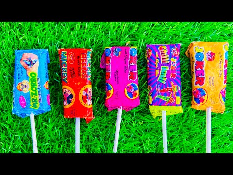 Some popular Candies in the World | New Milk Bottle | mini Cooking | Ice Cream Pop It | Asmr Coca