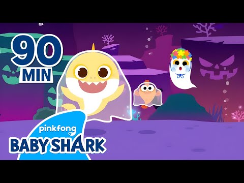 BOO! Baby Shark Turns into a Ghost! | +Compilation | Halloween Story for Kids | Baby Shark Official