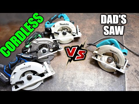 Your Dad's Circular Saw Dyno Tested vs Modern Cordless