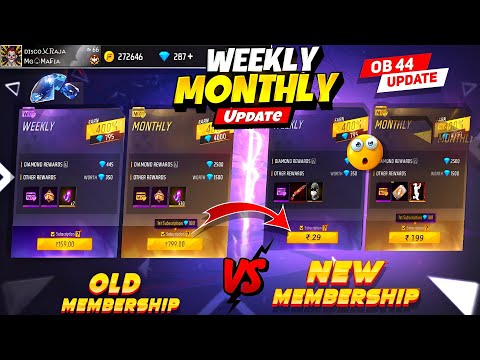 New Membership Adjustment Ob 44 Update 😮 | Ob 44 Update Changes Free Fire | Free Fire New Event