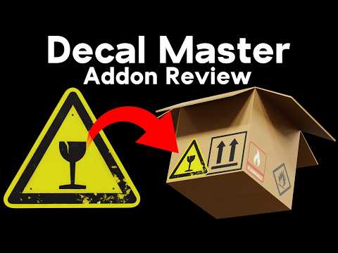 Decal Master (Blender Addon Review)