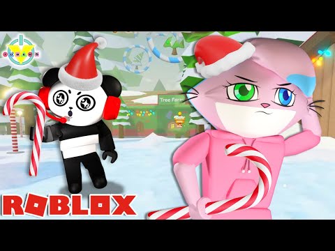 Working at the North Pole with Combo Panda & Alpha Lexa!!