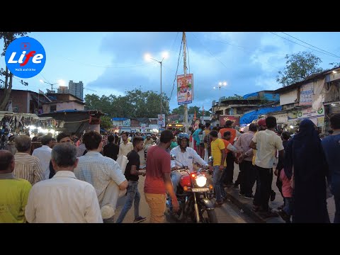 90 Feet Road - Dharavi, Mumbai During Ganesh Festival - 4K HDR