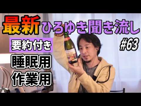 【作業用・睡眠用】ひろゆき聞き流し#63