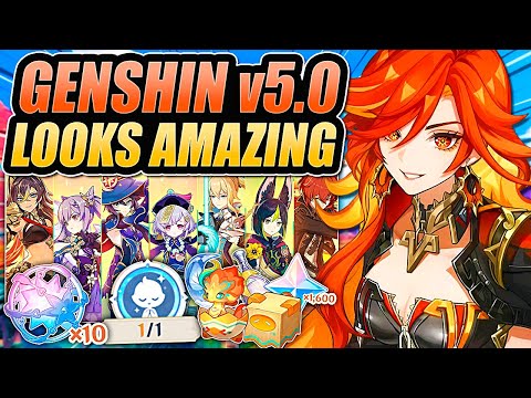 THE BIGGEST UPDATE EVER!! Genshin Impact 5.0 LIVESTREAM RECAP