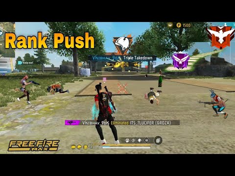 Free Fire Max BR Rank Push To Heroic | Free Fire Rank Gameplay 🎯