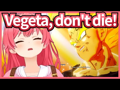 Miko Got Emotional Watching Vegeta's Final Atonement 【 Hololive / Eng Sub 】