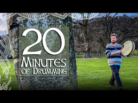 20 Minute Drum Trance for Meditation and Spirit Travel | Filmed at an Ancient Standing Stone 🏴󠁧󠁢󠁳󠁣󠁴󠁿