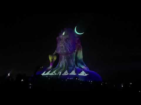 ISHA TAMPLE COIMBATORE NIGHT LIGHT