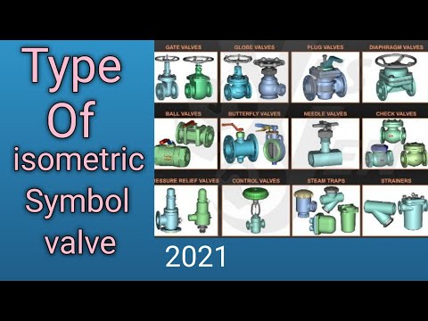 Valve Symbol कैसा होता है Isometric Drawing में हिंदी में।