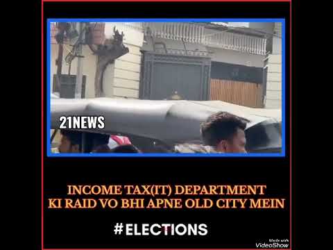 Income Tax Raid In  Diffrent Parts Of Hyderabad & Rangareddy.....