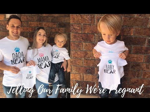 TELLING OUR FAMILY WE'RE PREGNANT ∙ BABY #2 | Alfie's Adventures