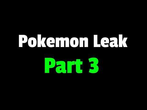 The Gamefreak Pokemon Leak - Part 3 (beta legendaries)